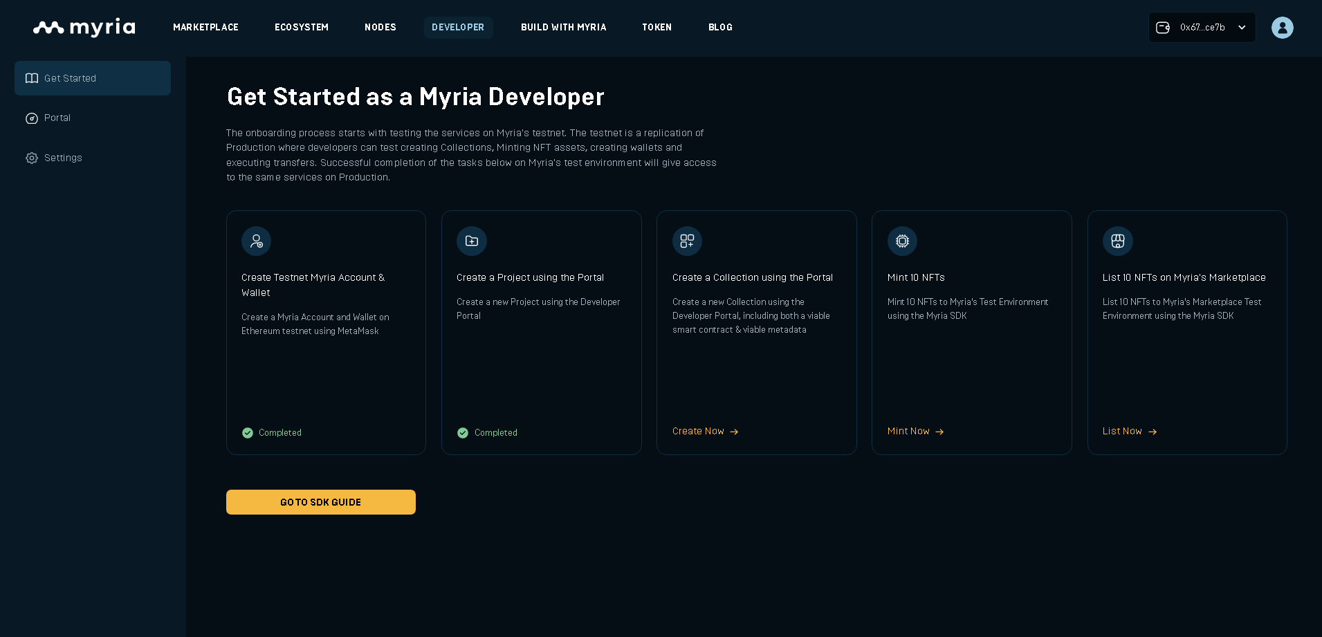 get-started-myria-developers